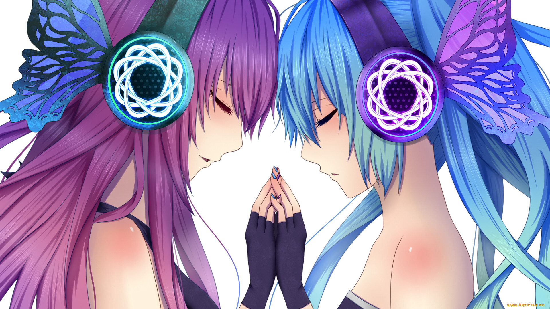 vocaloid, , , , , megurine, luka, hatsune, miku, , daburu, art